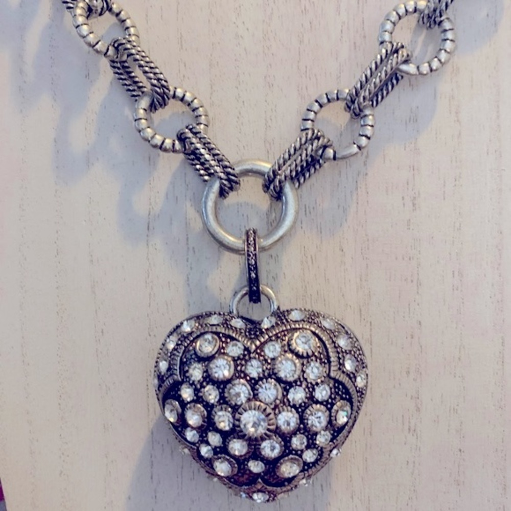 Crystal Heart Necklace ll